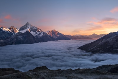 Scenic mountain landscape for eco-tourism